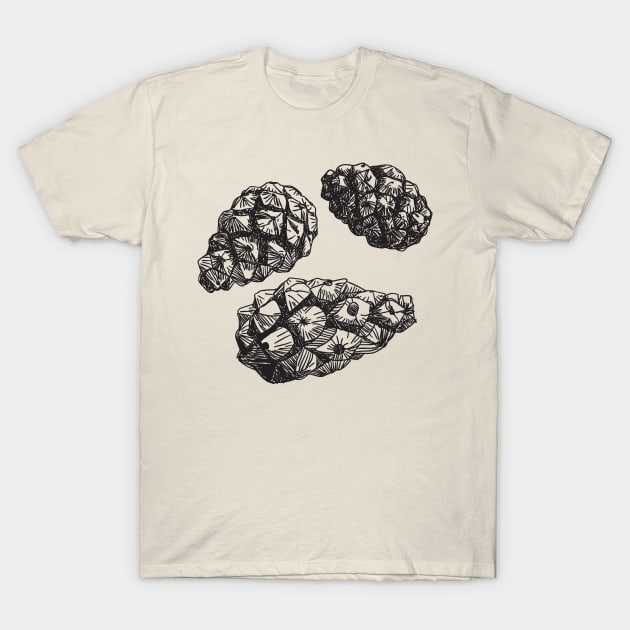 Pine cones T-Shirt by EkaterinaP